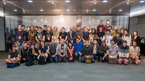 台北以太坊Meetup，第一排正中为 Hsiao-Wei Wang