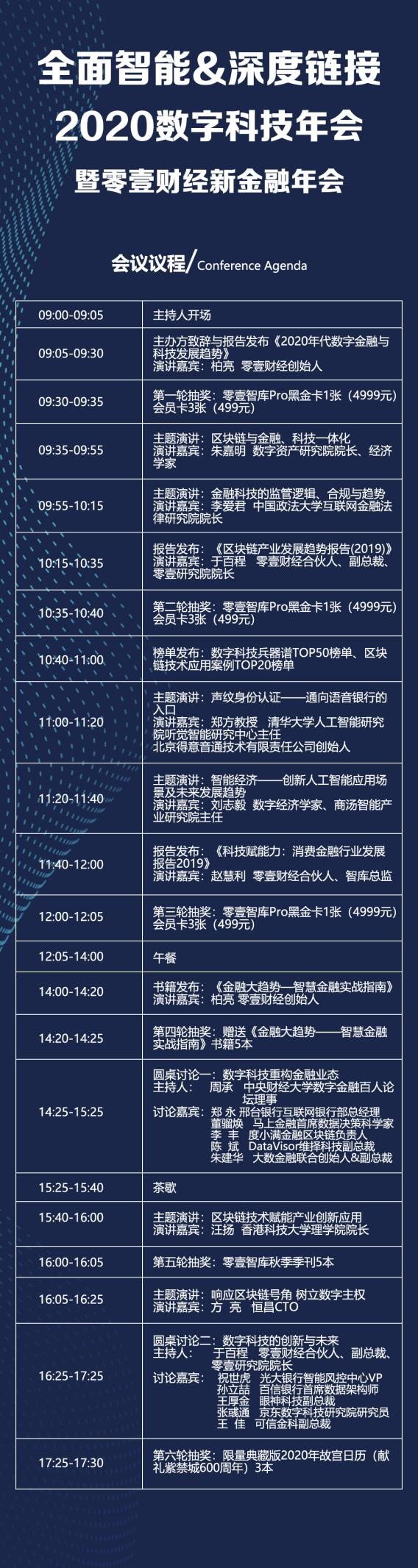 全面智能 深度链接 2019数字科技年会暨零壹财经新金融年会