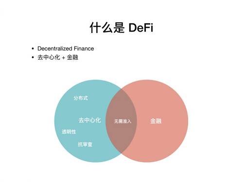 说起DeFi，很多人都会觉得有点陌生，其实我们经常提起的闪电网络、去中心化交易所、网络借贷平台、保险平台、去中心化钱包等其实都是属于DeFi范畴的。