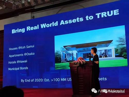 TrueChain CEO张剑南在河内举办的True Consensus上介绍Pandaq