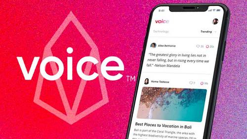 6月1日，EOS在一周年发布会上推出了社交产品Voice。据介绍，Voice能够确保优质的内容获得更多奖励，所得收益不会被背后的商业公司拿走，而是用于推动社区发展。除此之外，Voice还表示将鼓励真实用户在网络上活跃，积极打击机器人账号。